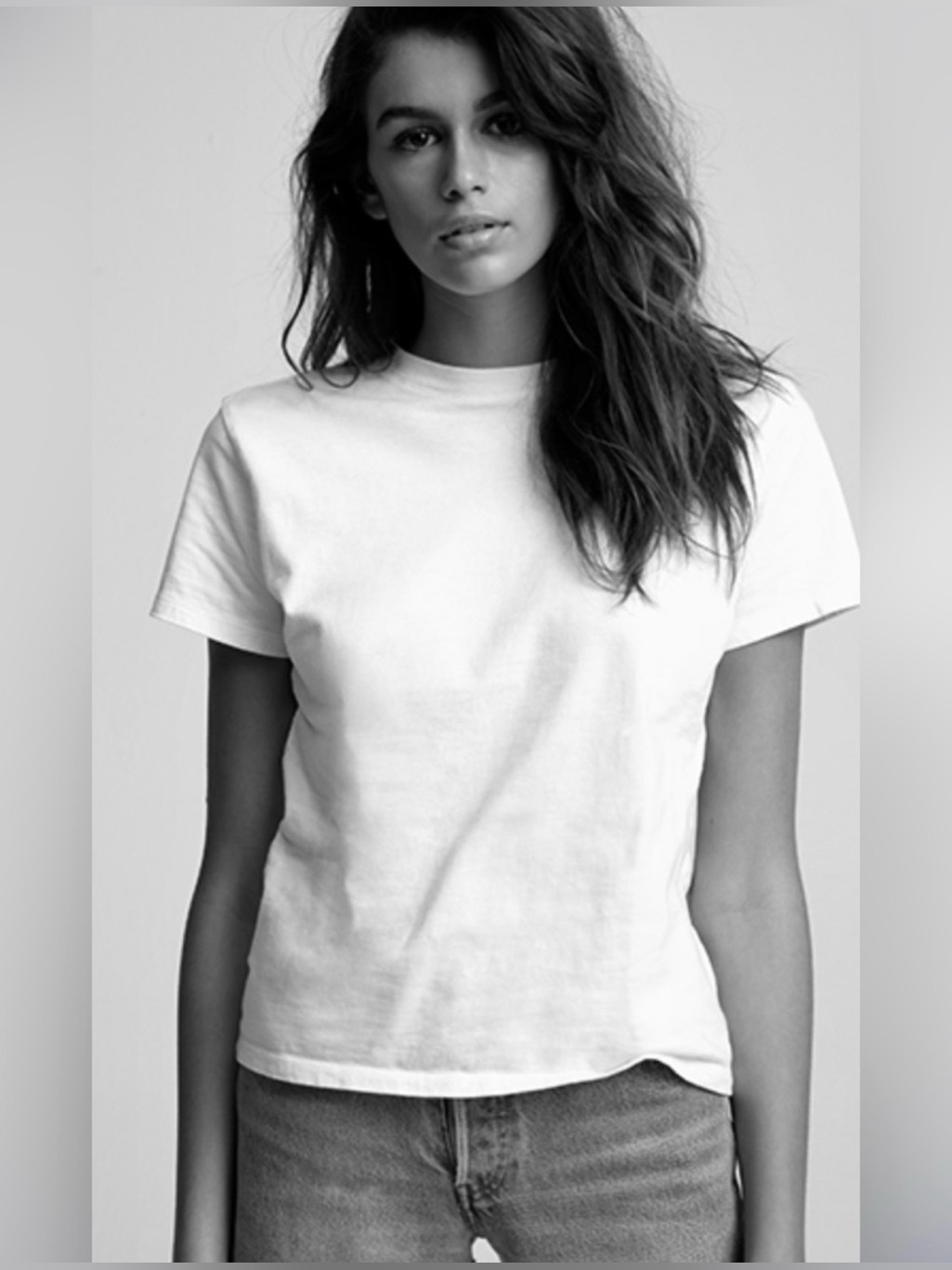 Nwot Michael Stars X Karla Welch The Karla Tee White Short Sleeve Tee | Small